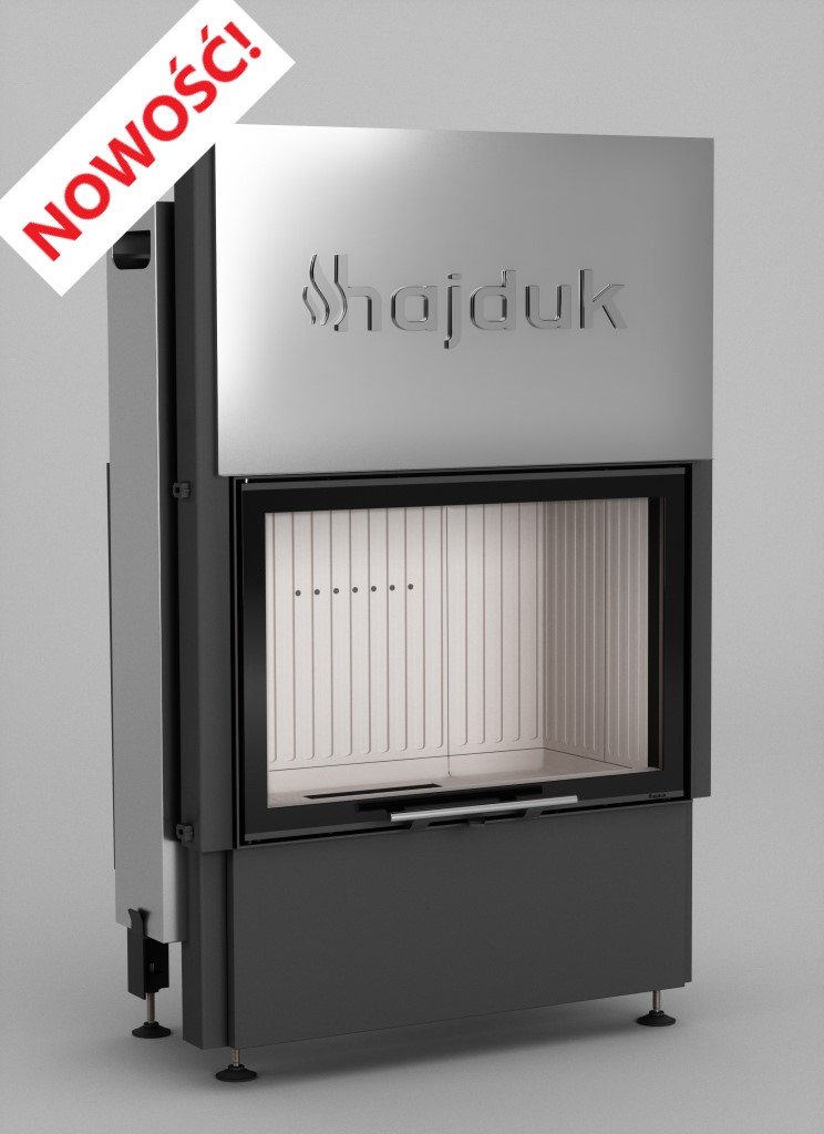 Zestaw kominek powietrzny stalowy KRATKI LUCY BLACK 12 kW Ø 200 z akcesoriami Volcano ATha - Zestaw kominek powietrzny stalowy KRATKI LUCY BLACK 12 kW Ø 200 z akcesoriami
